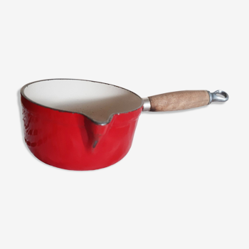 Cousances saucepan, 14 cm , cast iron , wooden handle