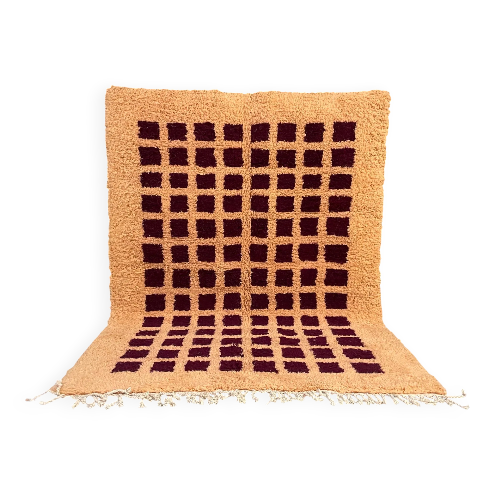 Handmade wool rug Morocco 3 x 2 m