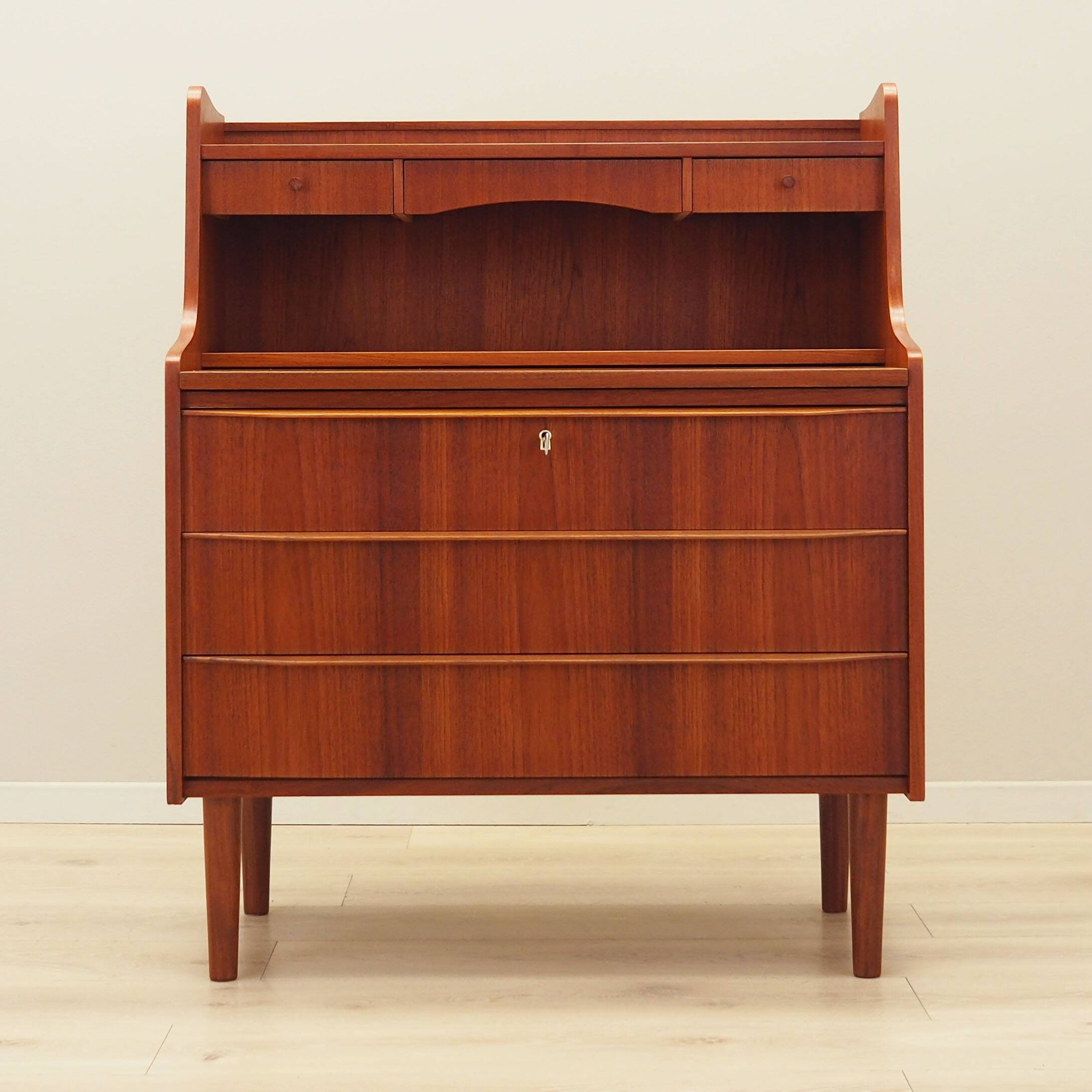 Teak secretary, Danish design, 1970s, production: Denmark
