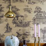 pair of scandinavian brass candlesticks  circa 1960