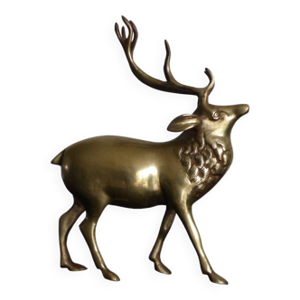 Brass deer.