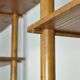 Handmade wooden bookshelf, 1960s