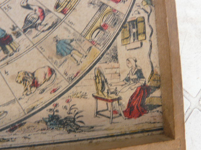 old game of checkers and game of the wooden goose