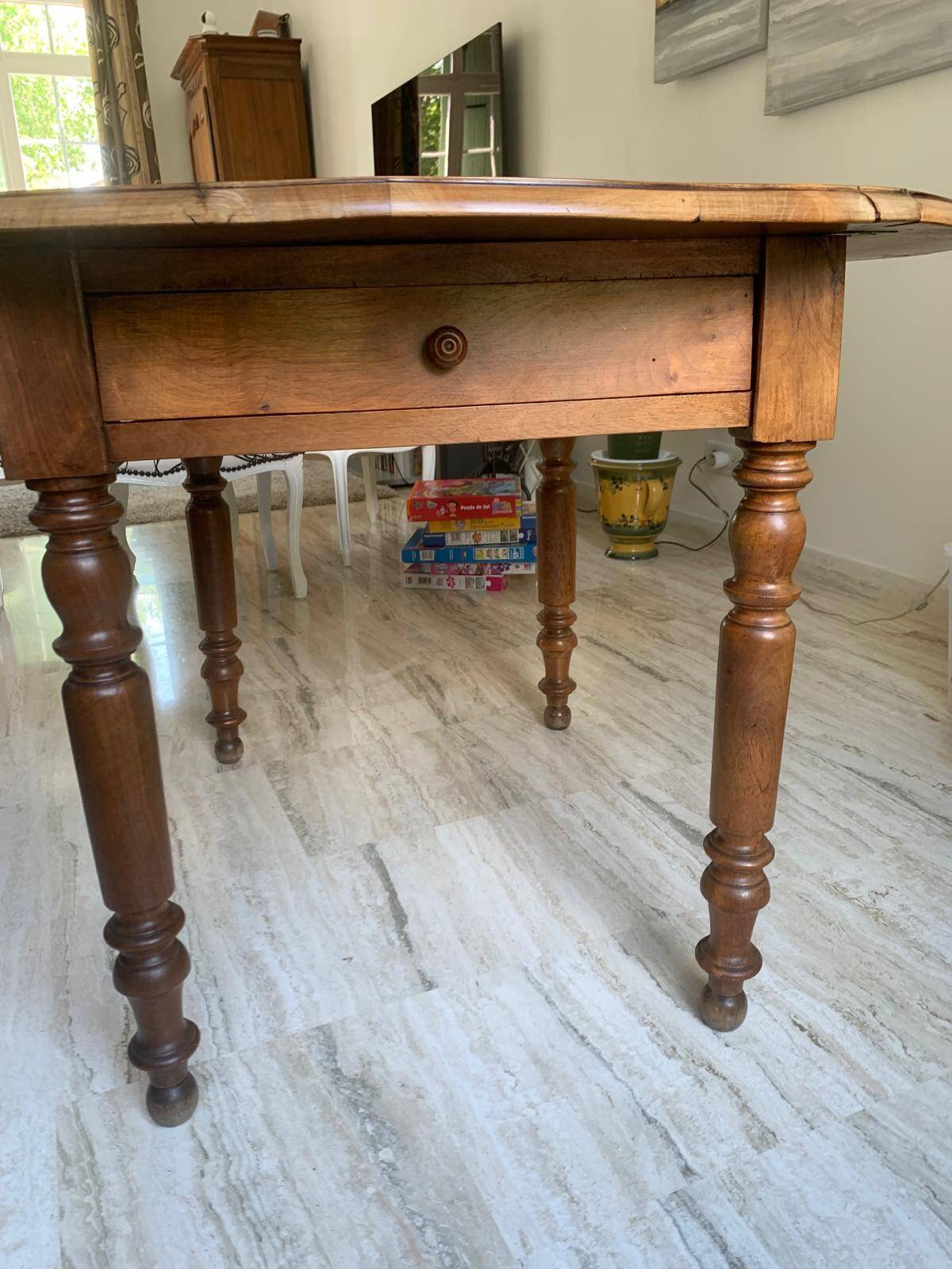 late 19th century fruitwood table