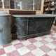 old bathtub with its stove