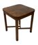 Art Deco side table walnut wood design 30's