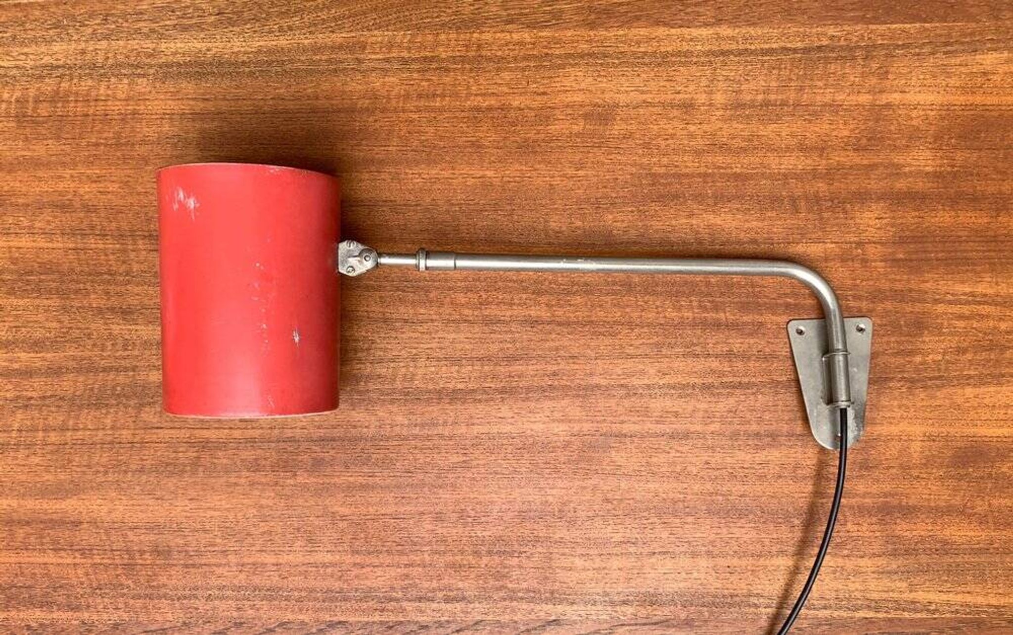 German minimalist wall lamp from the mid-century by Hala, 1960s.