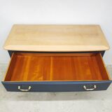 Vintage cherry wood commode refurbished
