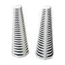Ceramic zebra salt shakers, circa 1950s