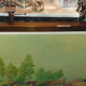 Huile sur toile campagne pastorale 1970