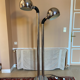 Floor lamp balls chrome 1970 italian