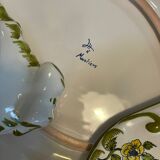 Painted ceramic planter