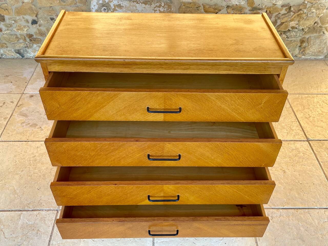 Vintage 4-drawer chest of drawers by CTC, 1960s