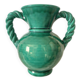 Twisted Vallauris vase from the 1950s.