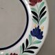 4 Longchamp plates with stylised floral decoration from the 1930s-50s.