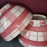 Red scottish bowls
