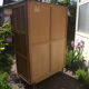 1950s oak dressing closet