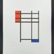 1970s Piet Mondrian Limited Edition Lithograph Numbered in Pencil.