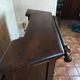 Wooden bar + 3 wooden stool and black skaï of the brand macorest