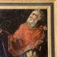 Fragment d’une huile sur panneau, XVIIIème siècle