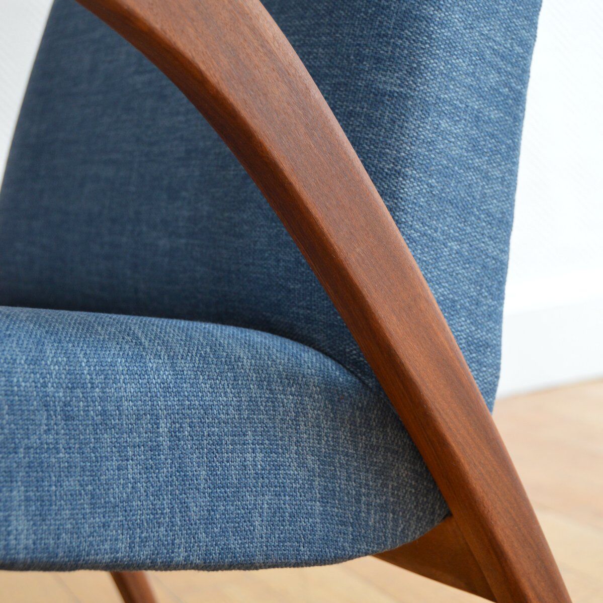 Dutch armchair Scandinavian years 60 vintage teak