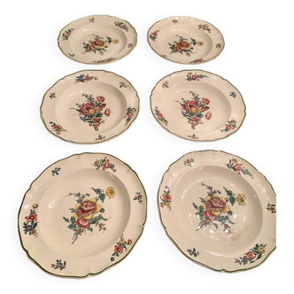 Lot 6 assiettes creuses Villeroy&Boch