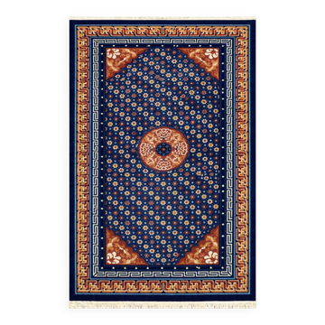 Tapis Chinois Antique Pékin Beijing Tapis Chine : 1.05 x 2.15 Mètres
