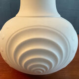 Seltmans Op Art vase Germany in biscuit porcelain from the 1960s.