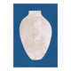 Art print. Vase on blue background. (50x70cm)