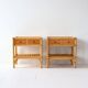 Vintage bamboo nightstands