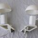 Paire de lampes à pince champignons