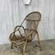 Vintage rattan armchair
