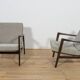 Fauteuils modèle 300-139 de l'usine Swarzędz, Pologne, années 1960, lot de 2