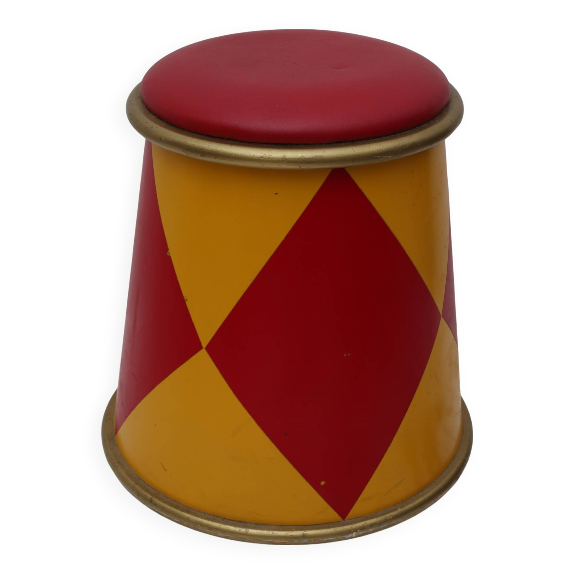 Circus stool pouf