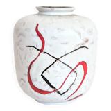 Vintage Carstens Tönnieshof "Attika" round vase, 1960s