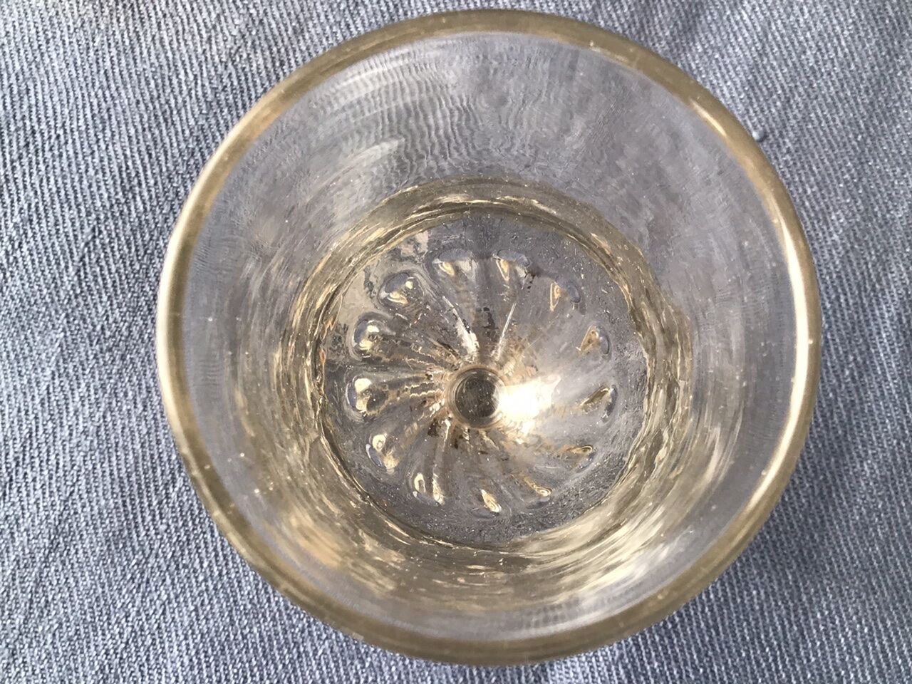 4 19th absinthe glasses