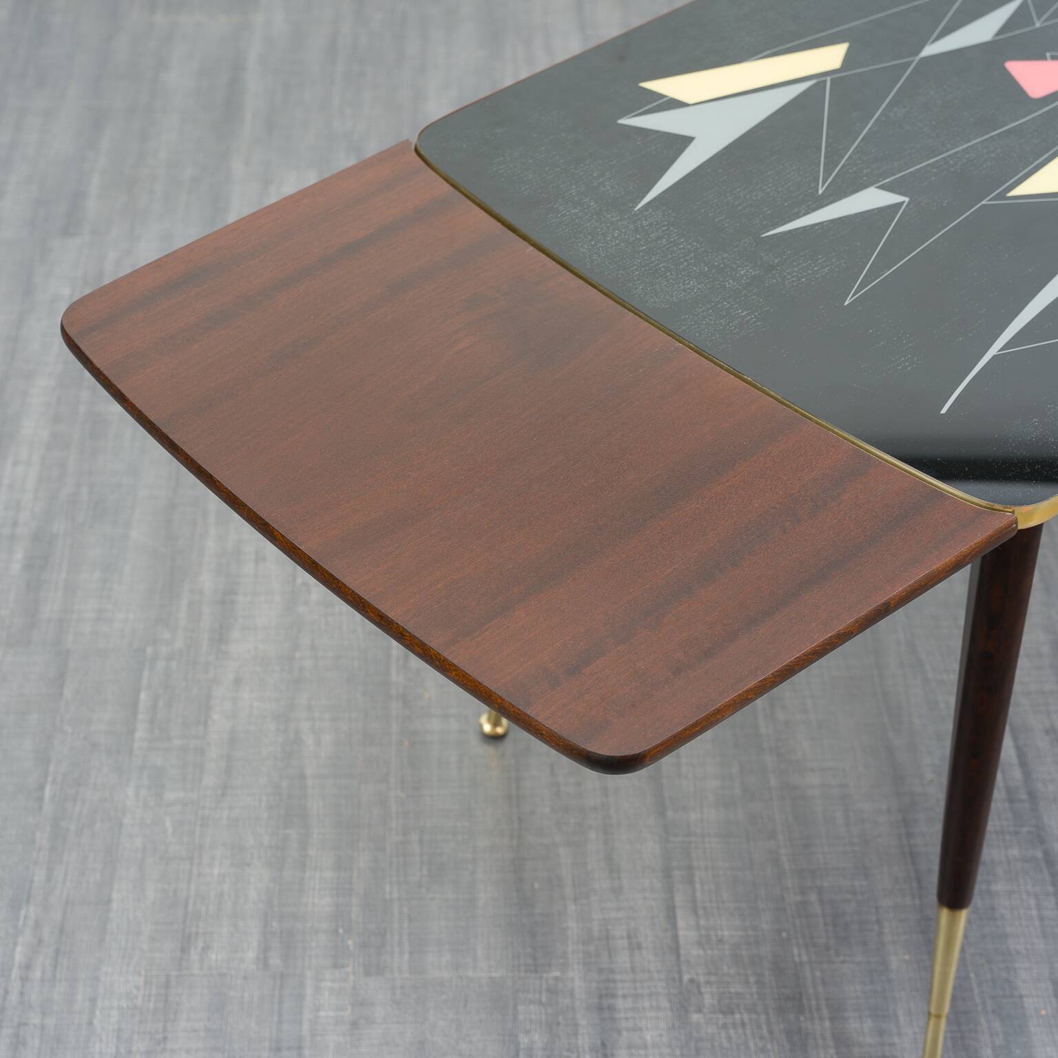 High-low table, vintage 50s
