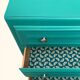 Art Deco emerald green chest of drawers