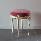 Louis XVI velvet stool
