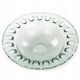 Minimalist pressed glass platter, Japan, 1990s