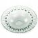 Minimalist pressed glass platter, Japan, 1990s