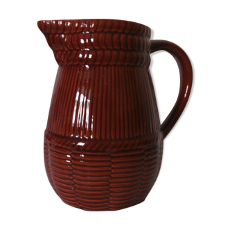 St Clement's pitcher burgundy