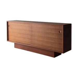 buffet danois en teck - portes