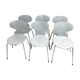 Suite of 6 chairs "ant" Jacobsen, ed. Fritz Hansen 2002