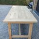 Table de ferme 3m20 chêne massif 2 rallonges