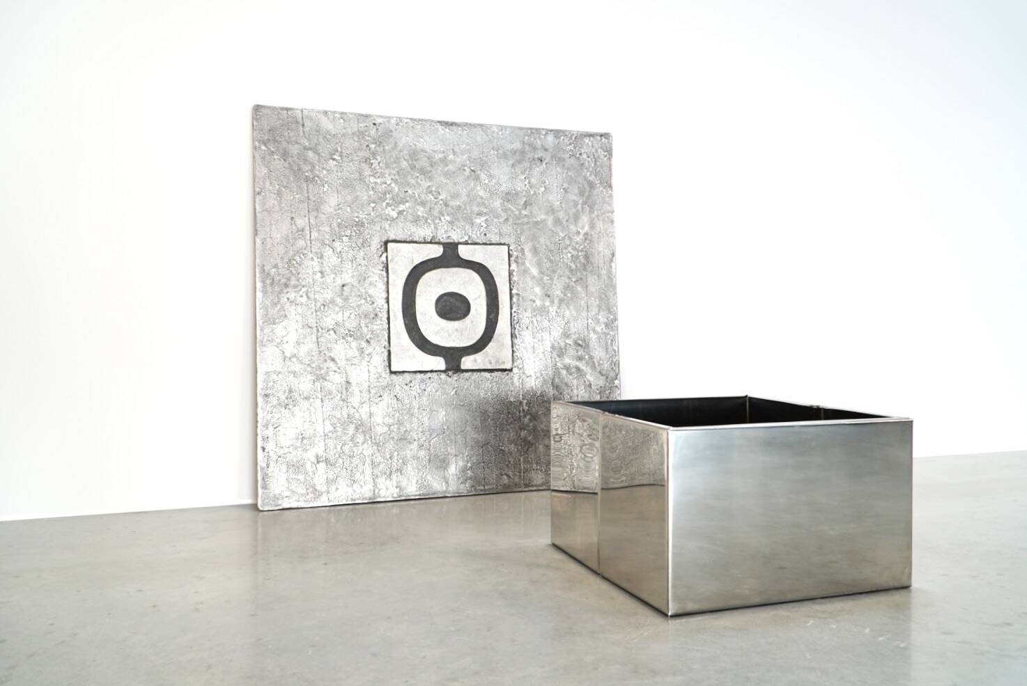 Willy Ceysens, Brutalist Aluminum Coffee Table