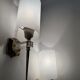 1960s gold perspex torch wall lights