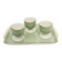 3 antique egg cups on a ceramic tray – Villeroy Boch