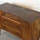 Vintage Midcentury Uniflex Walnut And Teak Sideboard / Dressing Table.