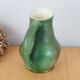 Cruche en céramique émaillée dans les tons de vert, signée,vintage